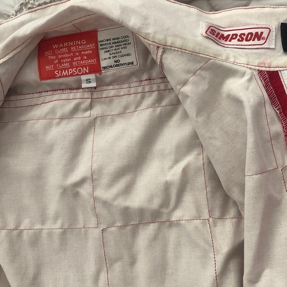 Vintage Simpson Red Racing Jacket - Picture 3 of 5